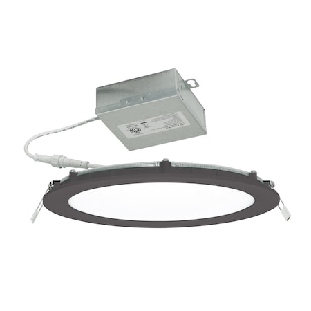 Afx Tuck 8'' LED Flush Mount, Black TUCF08LAJD1BK